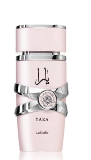 Perfume Lattafa Yara Rosa y Plateado