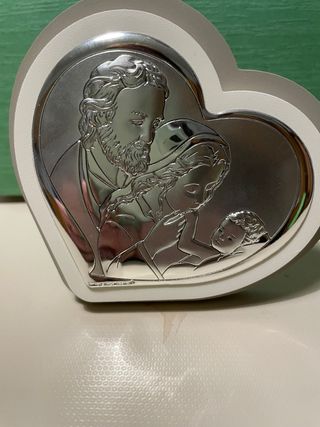 Placca Cuore Sacra Famiglia Beltrami Gioielli