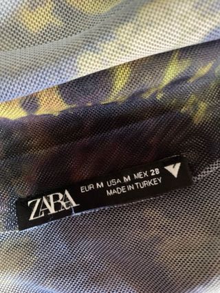 Blusa Zara M multicolor