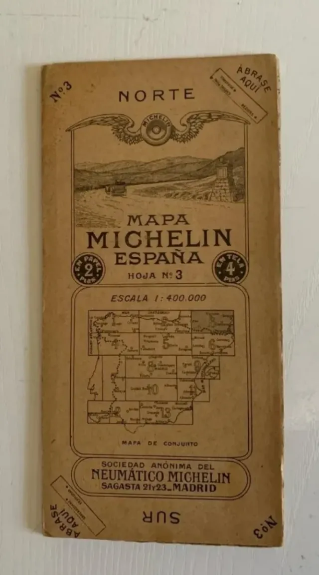 Mapa Michelin España Hoja 3 Papel