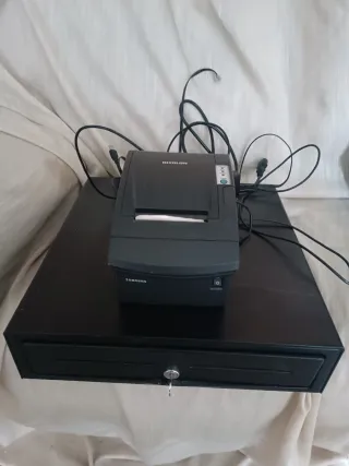 Impresora Bixolon y Cajón Samsung Negro
