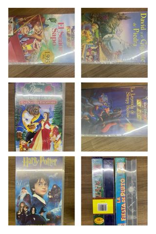 Lote VHS Disney,totalmente original nuevas y semin