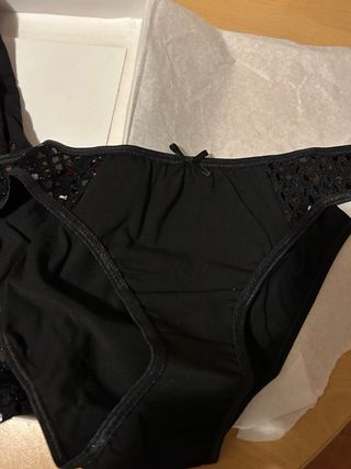 Completo intimo nero taglia 5/L