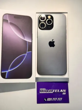 iPhone 16 Pro Max 256GB titanio nero