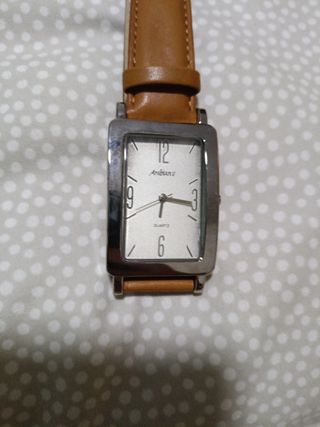 Reloj de pulsera Relojeria marrón y plateado