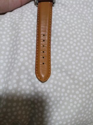 Reloj de pulsera Relojeria marrón y plateado