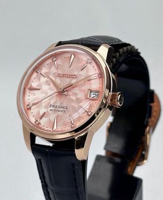 Seiko Mod Presage Rose Gold Diamond