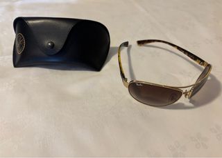 Gafas de sol Ray-Ban mujer marrones y doradas