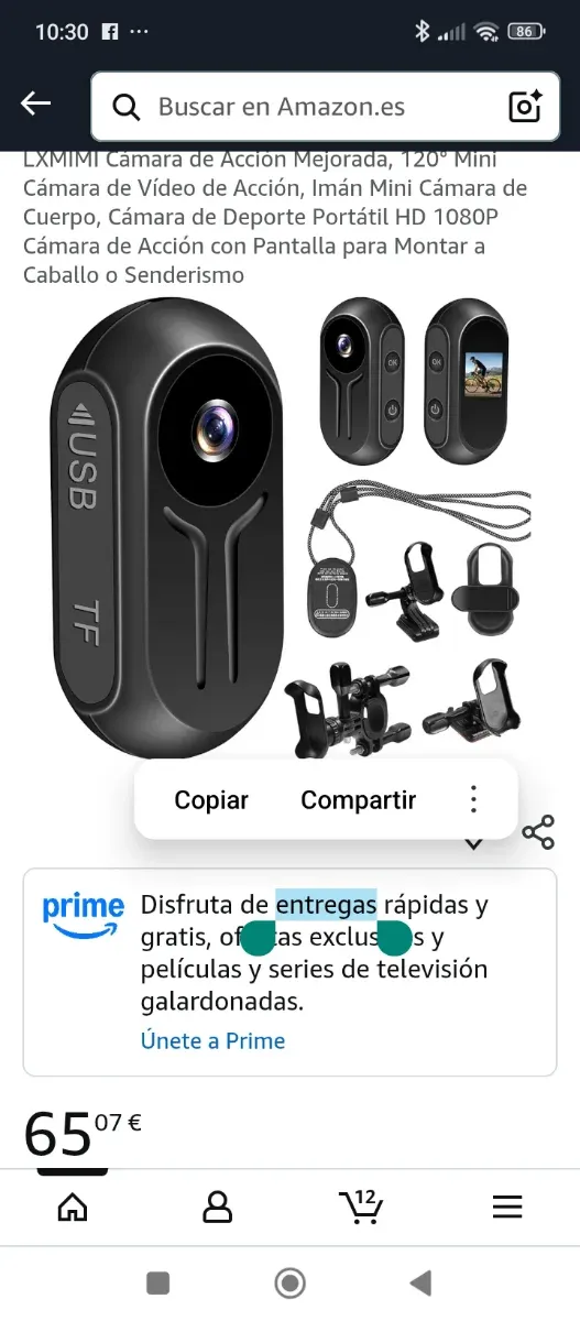 Cámara de Acción LXMIMI 1080P