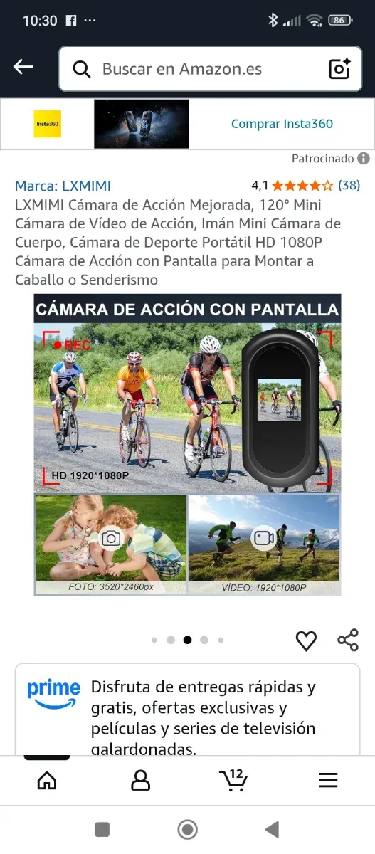 Cámara de Acción LXMIMI 1080P