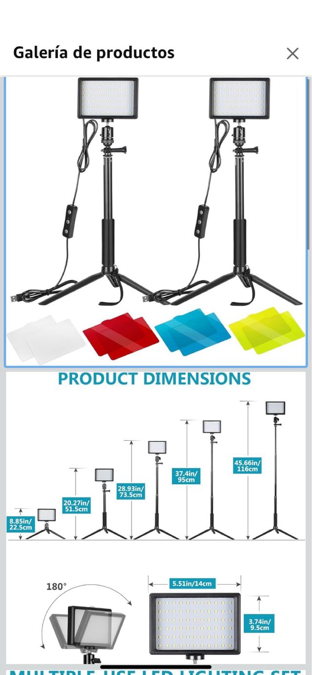 Luces LED Neewer para video