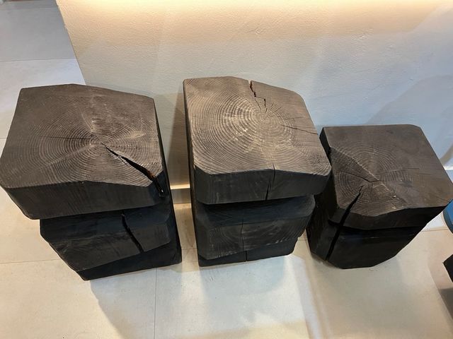 Troncos decorativos de madera