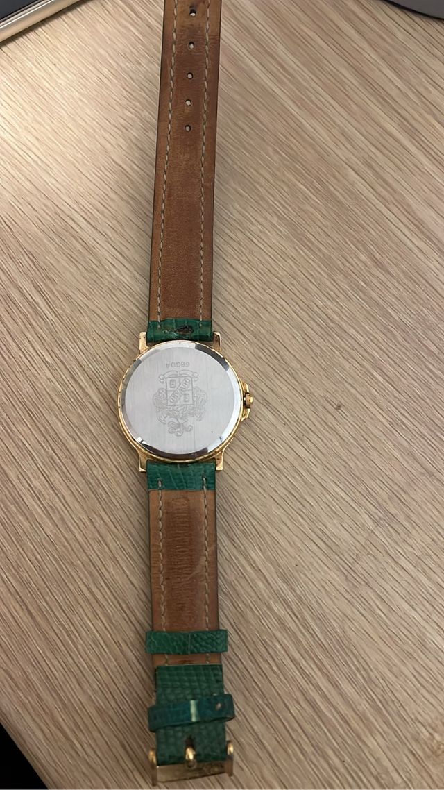 DUWARD Relógio Dourado e Verde