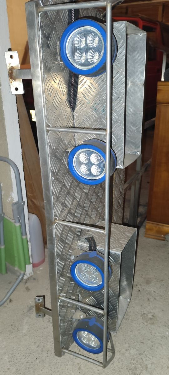 Baca Suzuki Samurai Acero Inox 4 LED