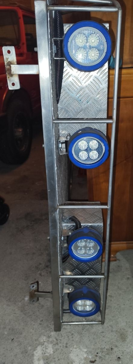 Baca Suzuki Samurai Acero Inox 4 LED