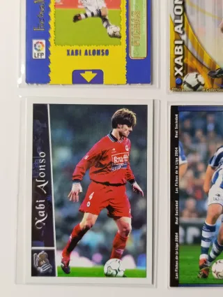 Lote 4 Cromos Xabi Alonso Mundicromo