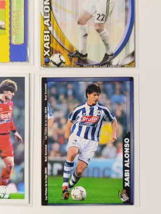 Lote 4 Cromos Xabi Alonso Mundicromo