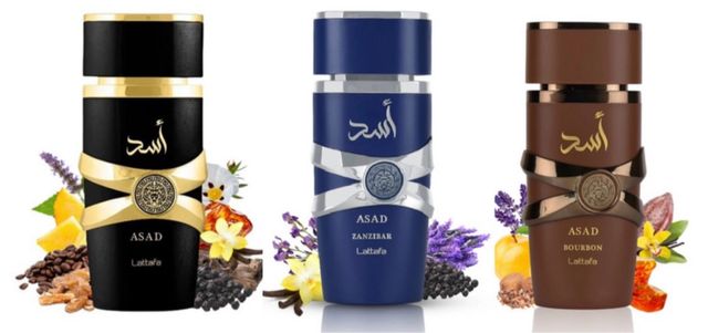 Perfume Lattafa Hombre Negro, Azul, Marrón