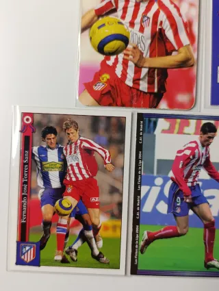 Lote de 5  cromos Fernando Torres Mundicromo
