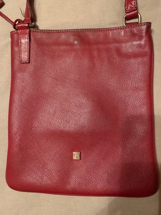 Bolso Purificación García Piel Rojo