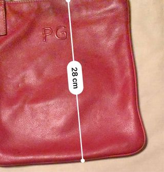 Bolso Purificación García Piel Rojo