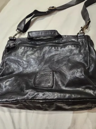 Borsa in pelle nera