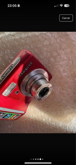 Cámara Samsung S630 Roja