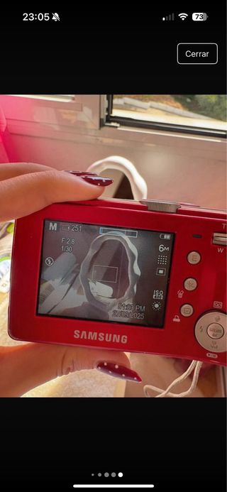 Cámara Samsung S630 Roja