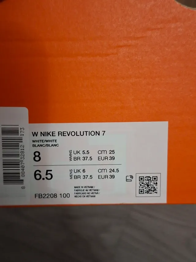 Nike Revolution 7 Blancas Talla 39