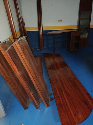 conjunto de muebles para rienda de ropa