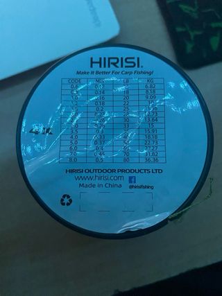 Hilo Pesca Hirisi Trenzado PE 300M 70LBS