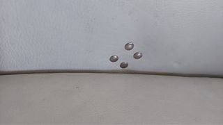 Sofá de piel blanco articulado