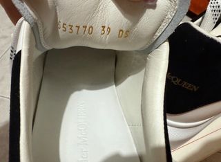 Alexander McQueen Sneakers Bianche Nere