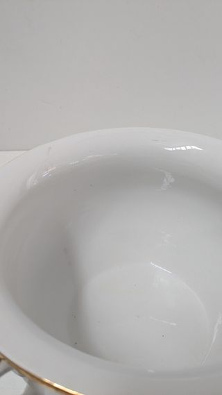 Orinal antiguo porcelana La Cartuja de Sevilla