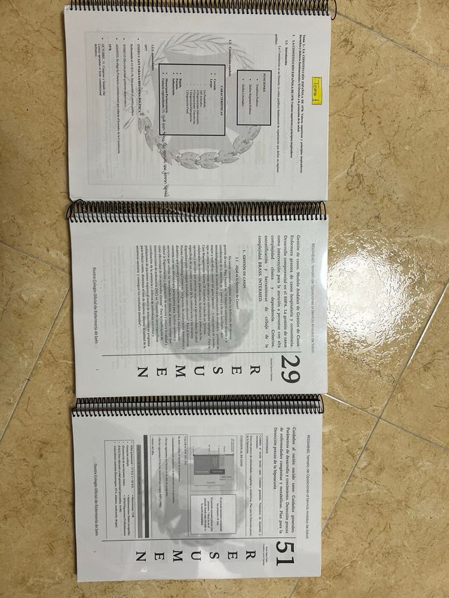 Libros de oposición de Enfermería SAS (3 tomos)