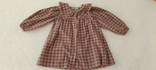 Vestido a cuadros niña