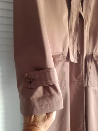 Gabardina Marrón Talla 46