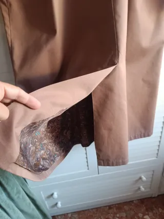 Gabardina Marrón Talla 46