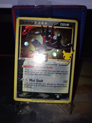 Carta Pokémon Greninja GX Sellada