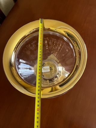 Jarrón de cristal VISD'OR dorado