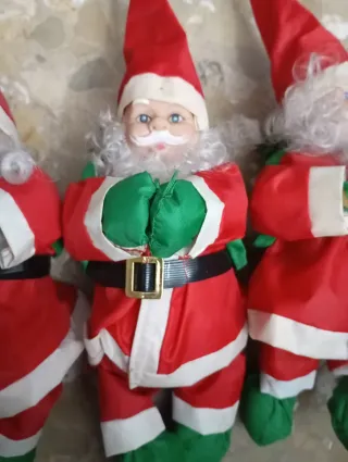 4 Figuras Papa Noel Adorno Navideño