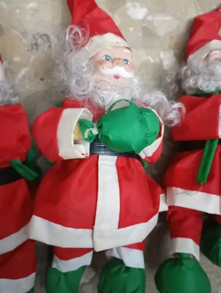 4 Figuras Papa Noel Adorno Navideño