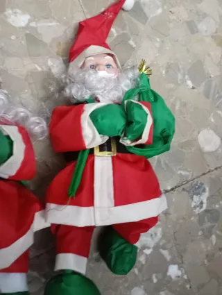 4 Figuras Papa Noel Adorno Navideño