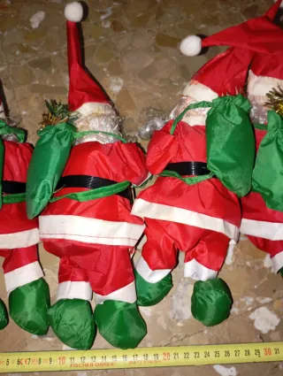 4 Figuras Papa Noel Adorno Navideño
