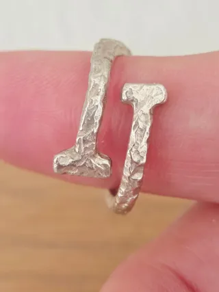 Anillo Plata Ajustable Mikonos de Sue Ibars