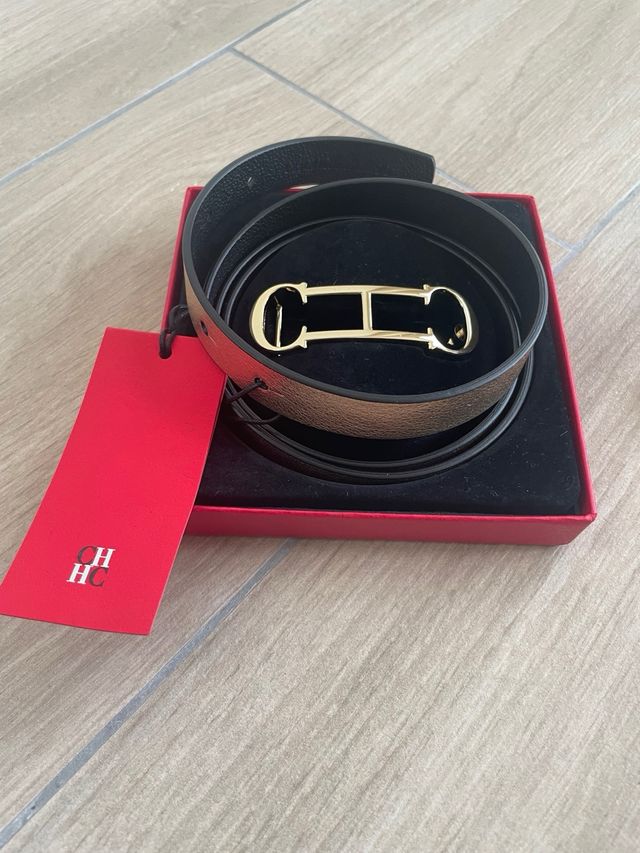 Cinturón CH INITIALS INSIGNIA  estrecho, reversibl