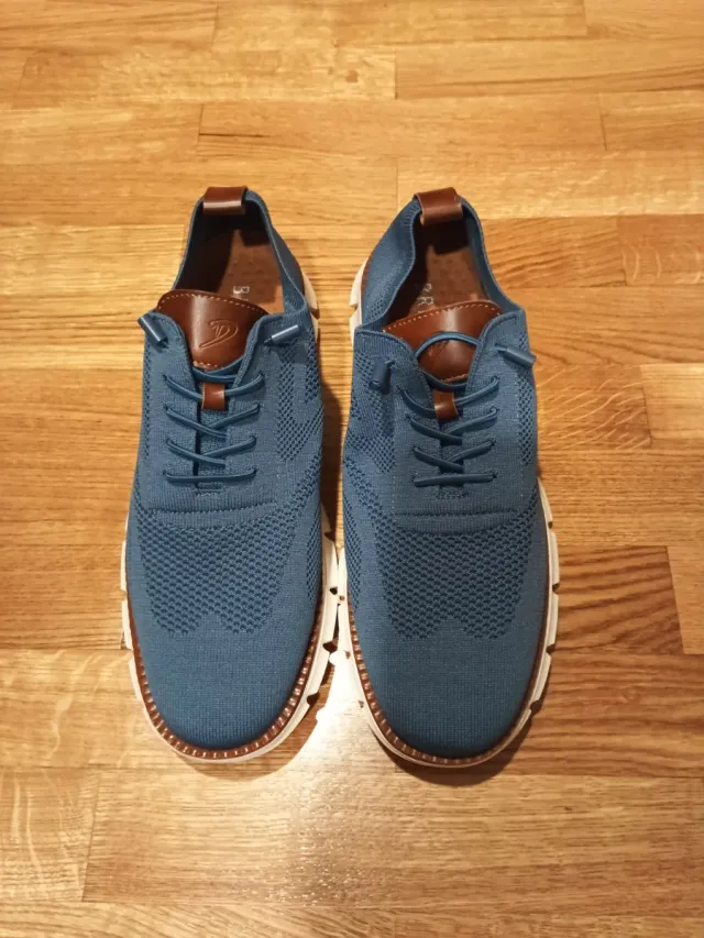 Zapatos azules de vestir para chico