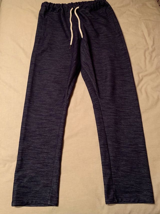 Jogger azul mujer efecto vaquero.