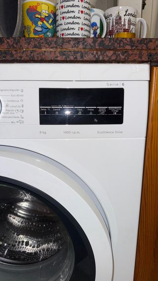 Lavadora Bosch Serie 6, 8kg