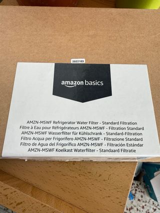 Filtro Agua Nevera Amazon Basics AMZN-MSWF-S